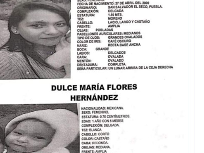 Monserrat y su bebé desaparecieron en El Seco; ayuda a encontrarlas