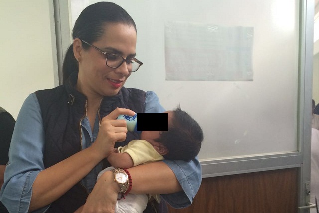En consultorio médico recuperan al bebé robado en Xicotepec 