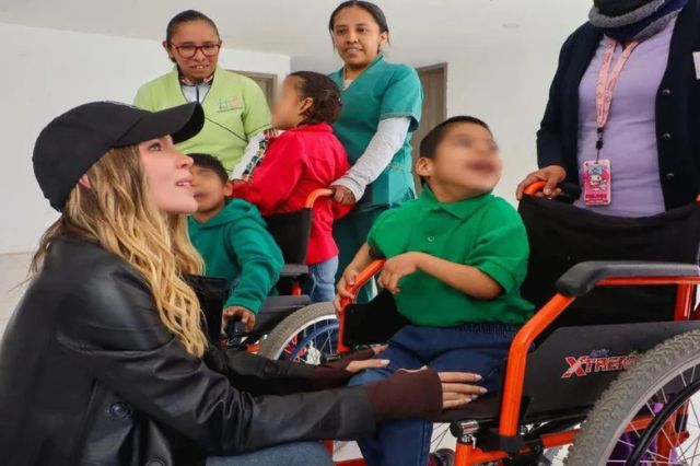 Belinda y el DIF Puebla celebran una jornada de solidaridad en la Casa de la Niñez