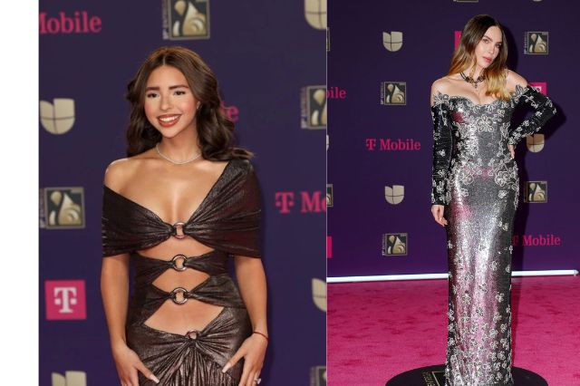 ¿Coincidieron Ángela Aguilar y Belinda en la alfombra roja de los Premios Lo Nuestro?