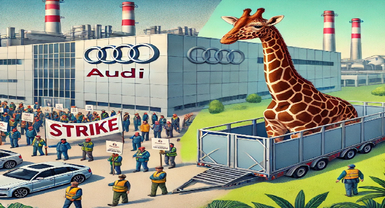 ENERO 2024 Marcado por la llegada de Jirafa Benito y huelga en Audi
