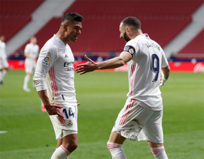 Benzema logra empate de último minuto entre Real Madrid y Atlético