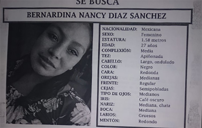 Nancy de 27 años desapareció en calles de San Andrés Cholula