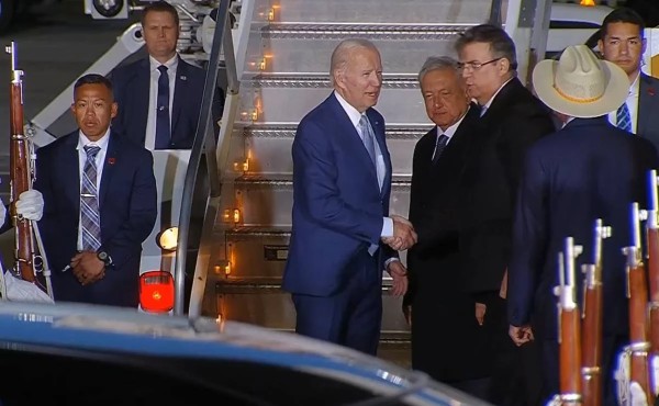 Joe Biden, presidente de Estados Unidos, ya está en México