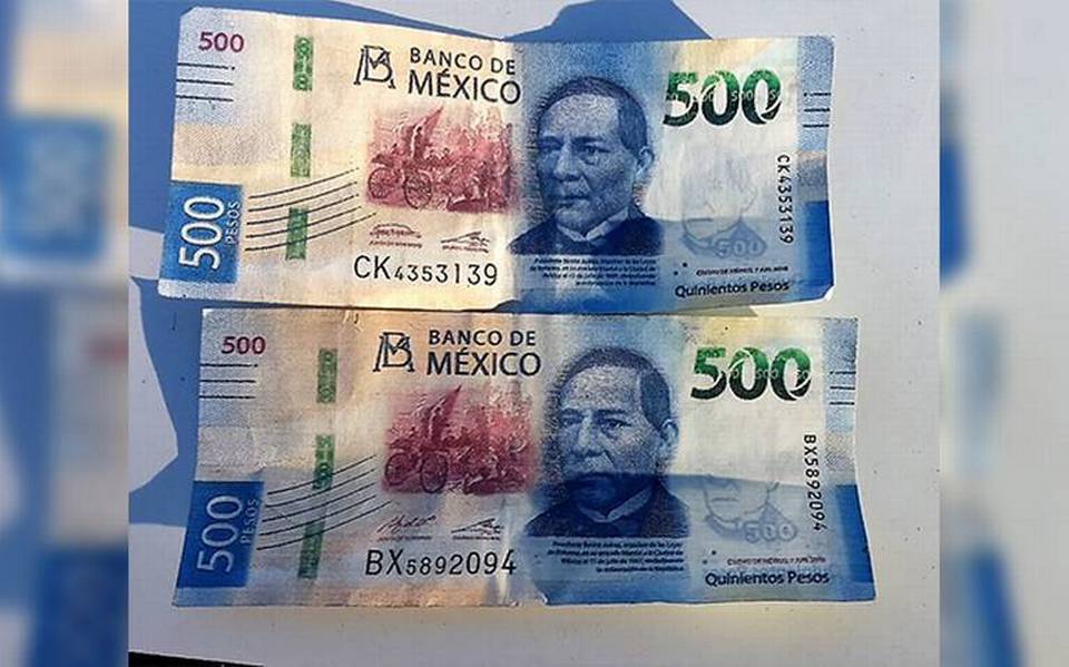 Estafadores inundan Izúcar con billetes falsos de 500 pesos