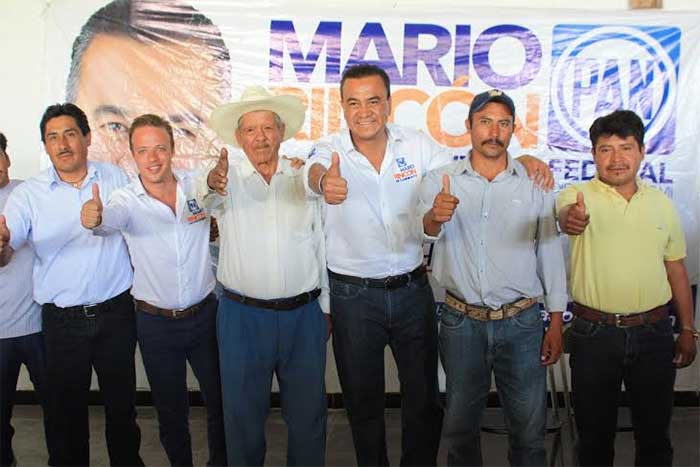 Respalda Jiménez a Rincón en Los Reyes de Juárez