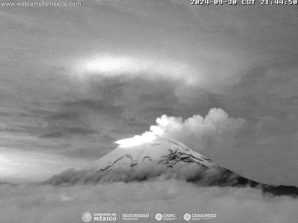 Popocatépetl registra 17 exhalaciones en 24 horas