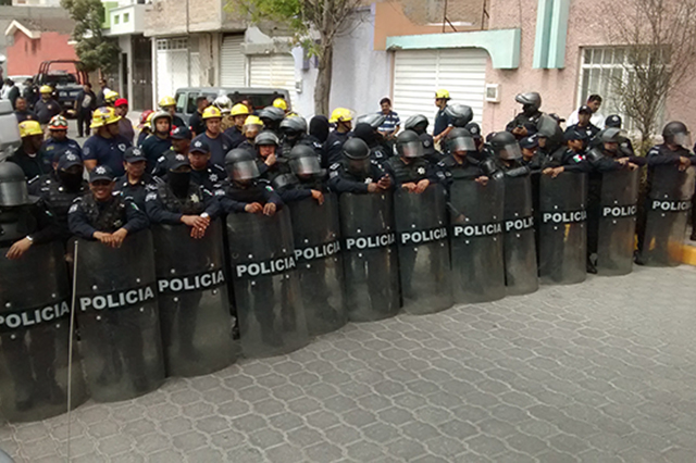 Justifican bloqueo de la Policía a protesta en informe de la alcaldesa de Tehuacán