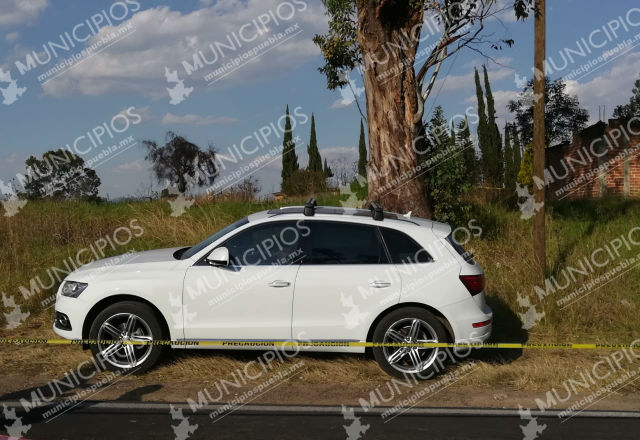 Ejecutan a conductor de Audi en zona huachicolera de Texmelucan