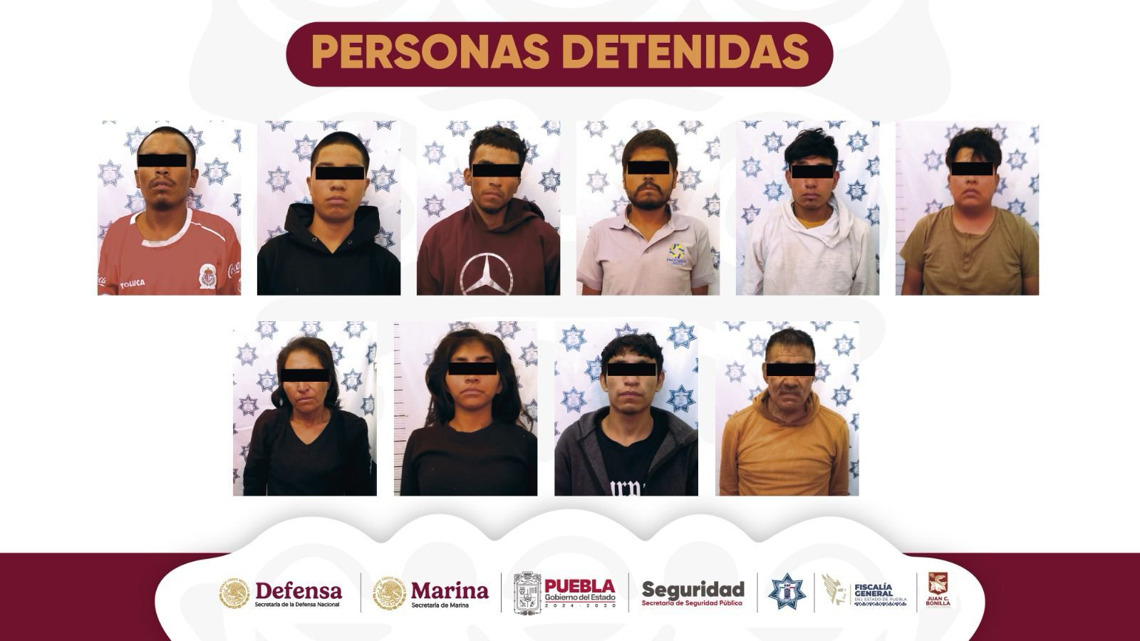 Cae  banda de robo a transporte en  Juan C. Bonilla