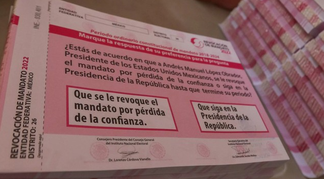 Menos de 20% votó en la revocación de mandato: INE