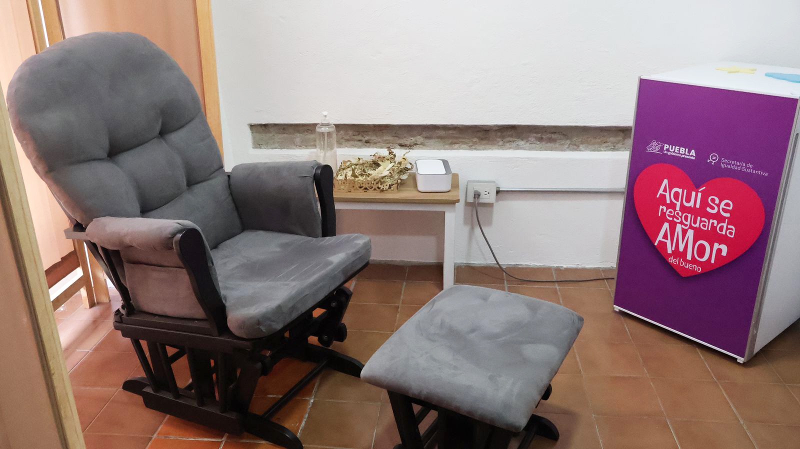 Oficinas del gobierno de Puebla, con espacios dignos para lactancia materna 