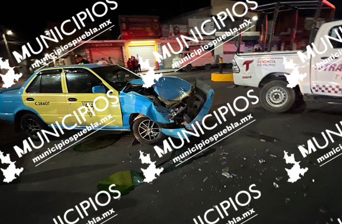 Mecánico borracho salió a probar camioneta y provocó fuerte accidente en Tecamachalco