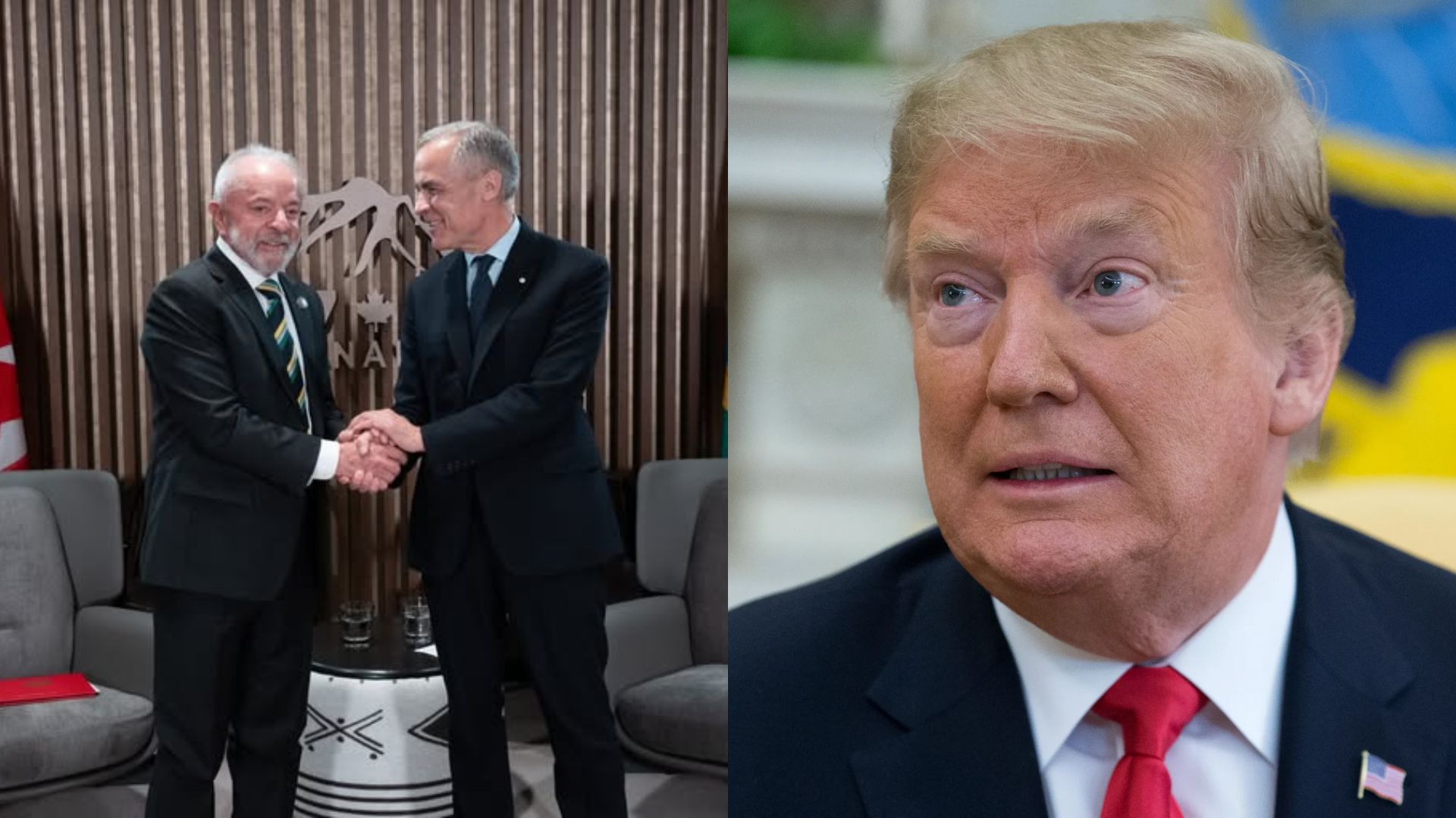 Por aranceles de Trump, Canadá y Brasil buscan reactivar tratado comercial  