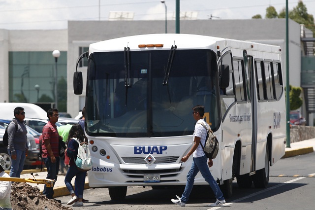 Invierte BUAP 20 mdp para seguridad en transporte STU 