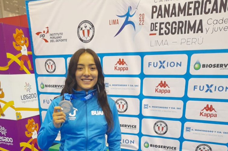 Esgrimista de la BUAP, ganó medalla de plata en el Campeonato Panamericano Juvenil