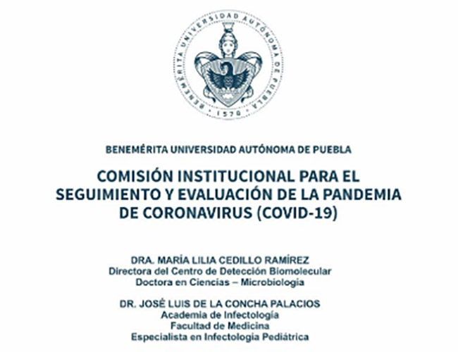 BUAP conforma Comisión de Seguimiento al Coronavirus