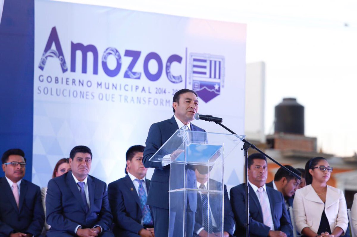 En su tercer informe, edil destaca obras y pavimentaciones en Amozoc