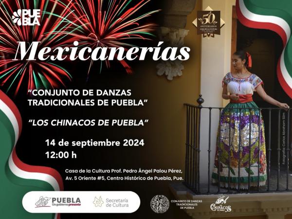 Checa el programa de actividades artísticas por fiestas patrias en Puebla capital