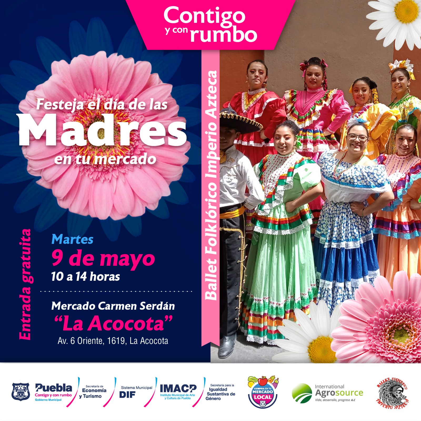 En Puebla se celebrará el Día de las Madres en Mercado La Acocota