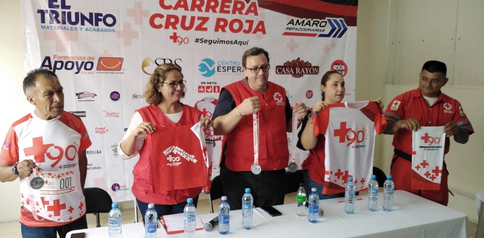 Cruz Roja Tehuacán organiza carrera para allegarse de recursos económicos