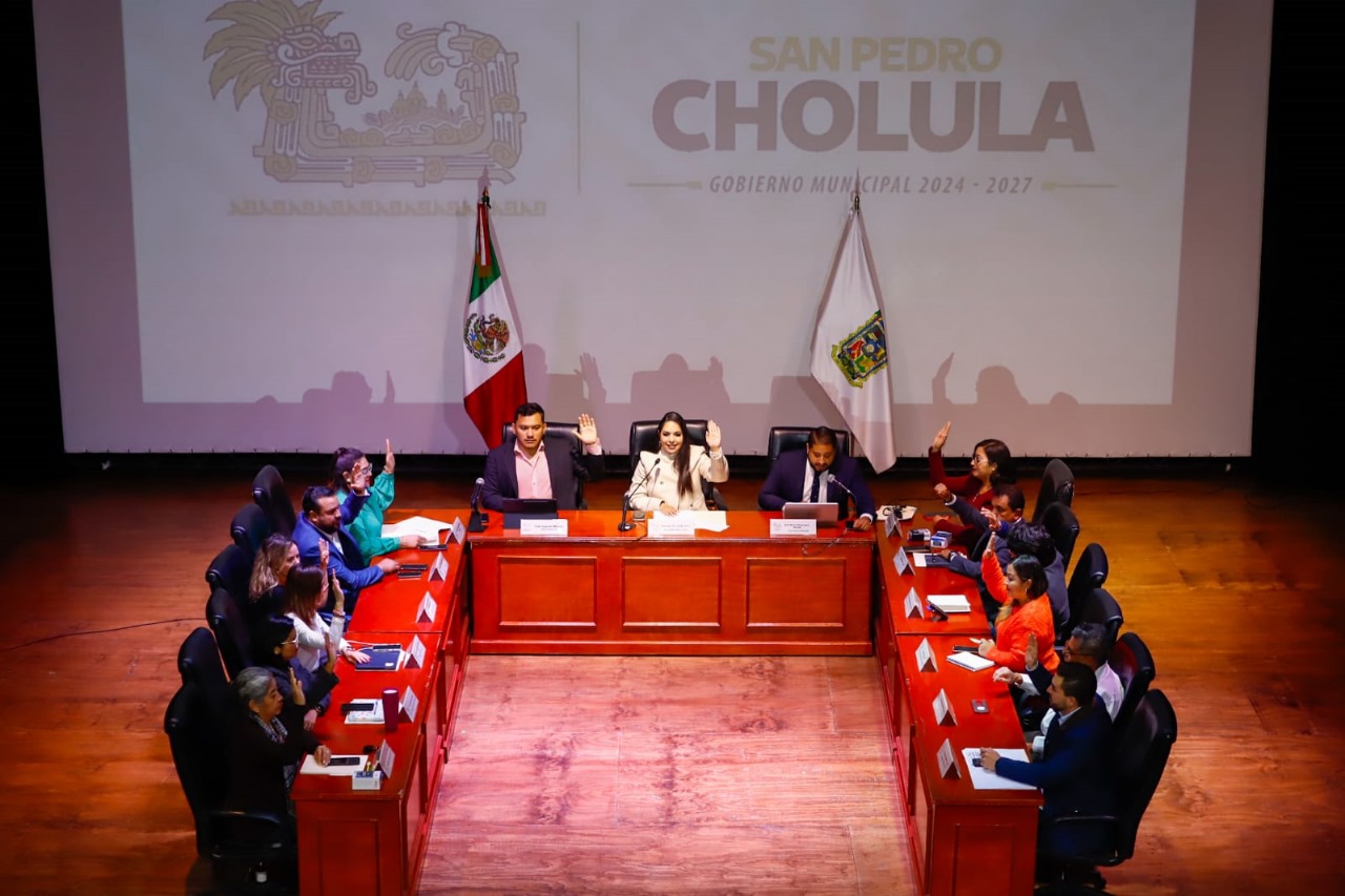 Aprueba Cabildo Presupuesto de Egresos 2025 de San Pedro Cholula