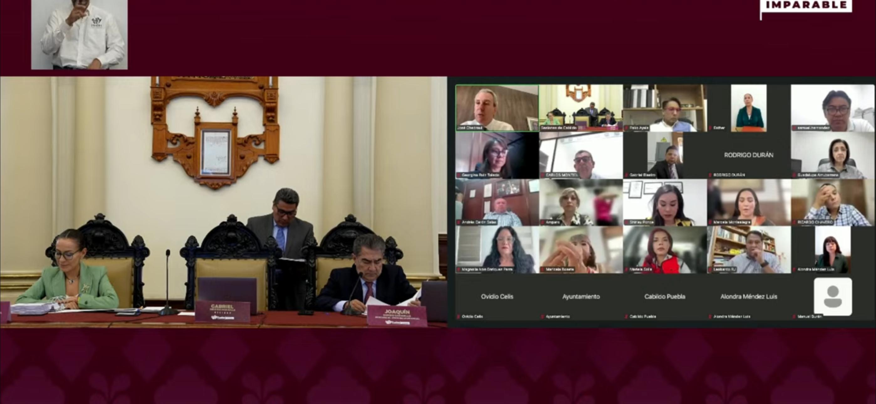 Aprobó Cabildo de Puebla lineamientos para programas del Bienestar