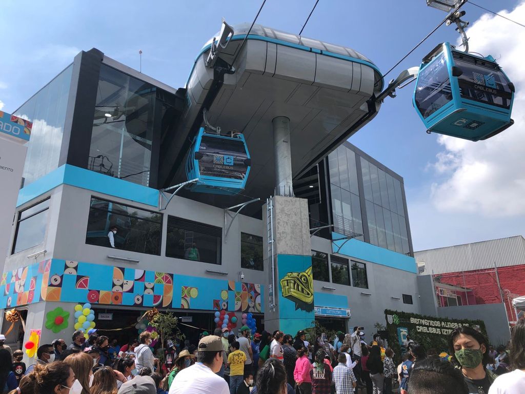Inauguran Línea 2 del Cablebús de la CDMX
