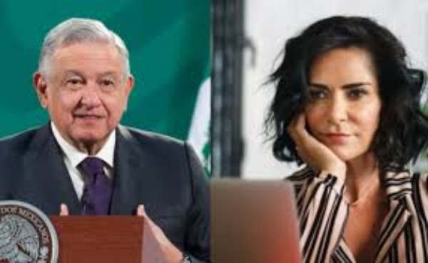 Lydia Cacho critica a AMLO por vallas colocadas en Palacio Nacional