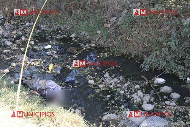 Anciano es hallado muerto en barranca de Tlalancaleca