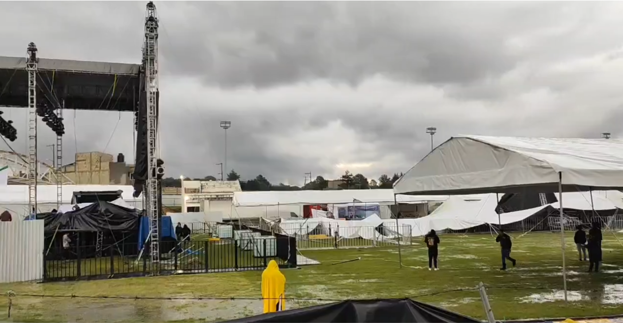 Lluvia cancela concierto de Caifanes en Tlaxcala