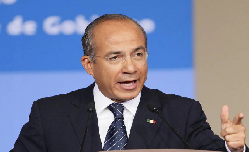 El expresidente de México Felipe Calderón crítica a AMLO