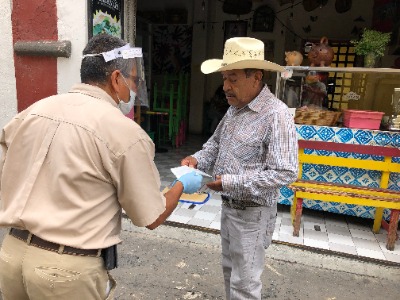 Comerciantes de Atlixco ponen en marcha Calle Segura