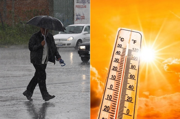 Calor y fuertes lluvias, el pronóstico para este sábado en Puebla
