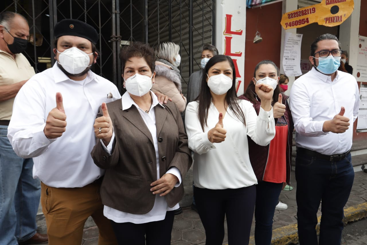 Poblanos, con ánimo en participar en esta elección: Claudia Rivera 
