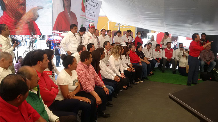 Cuestiona seguridad de Puebla el líder nacional del PRI