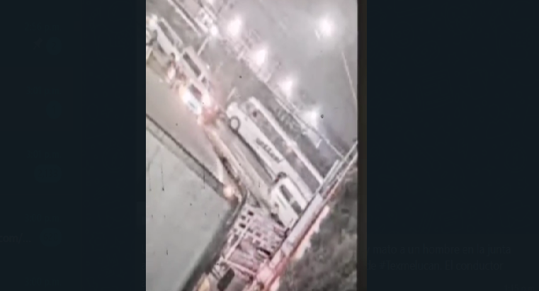 VIDEO No intentó ni esquivarlo, lo atropelló y mató en Texmelucan