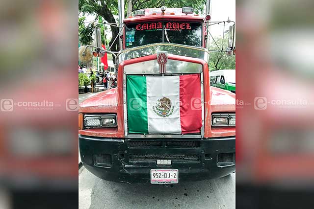 Roban camión con víveres en la México-Puebla