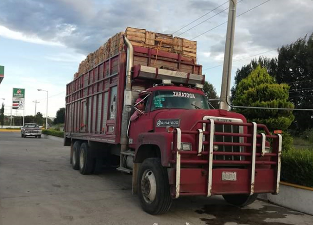 Comando armado roba camión en Cuapiaxtla de Madero