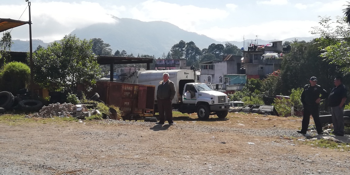En Huauchinango se roban hasta camiones recolectores de basura