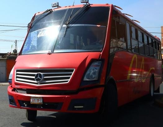 A tiros asaltan transporte de los “rojos” cerca de Texmelucan