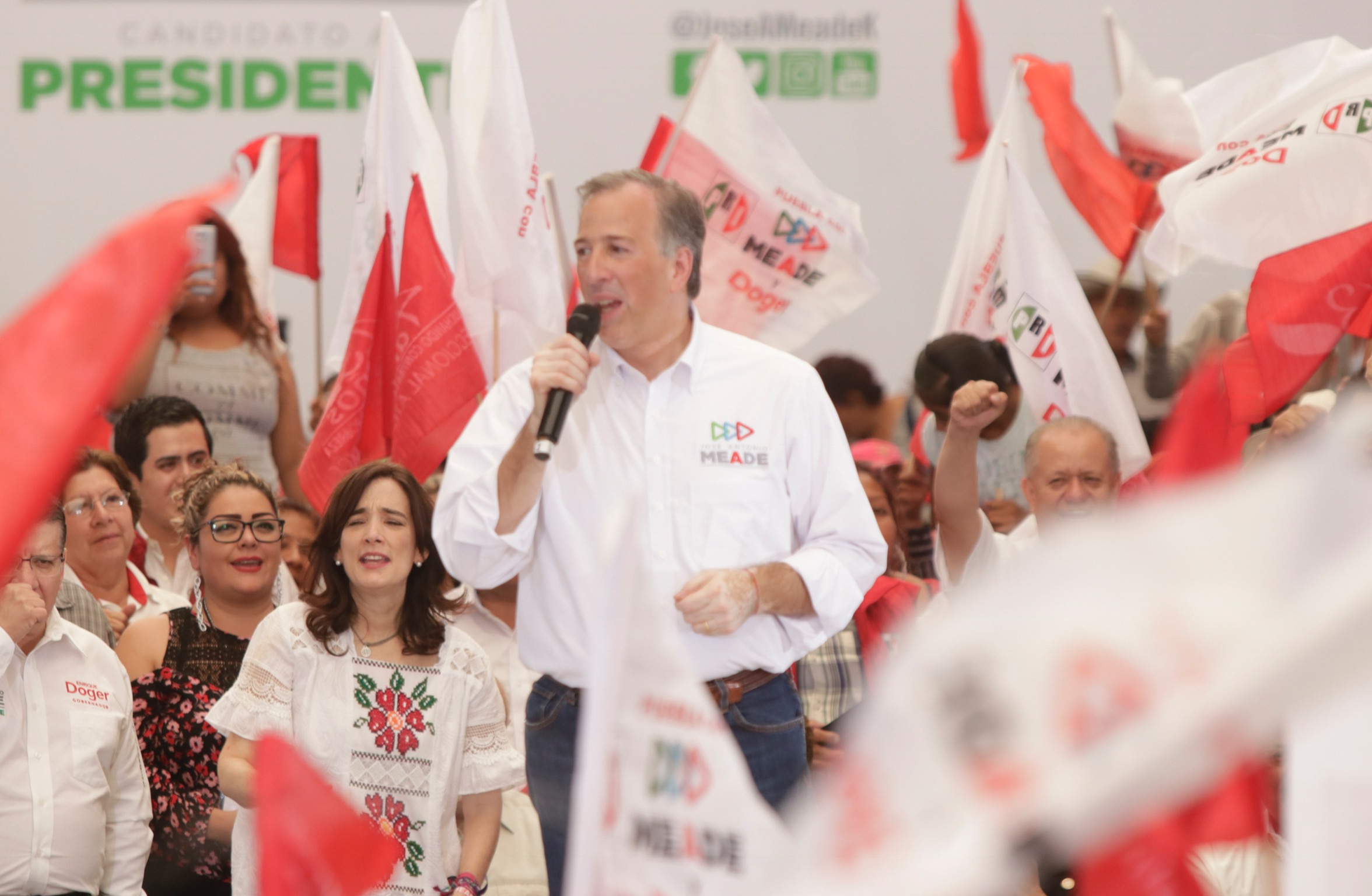 Evitar reelección disfrazada en Puebla, pide Meade en Atlixco
