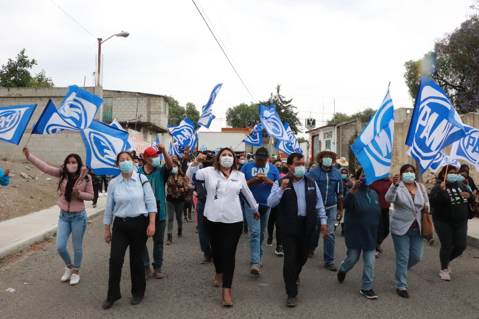 Inaugura Aurora Sierra Rodríguez casa de campaña en San Pedro Cholula