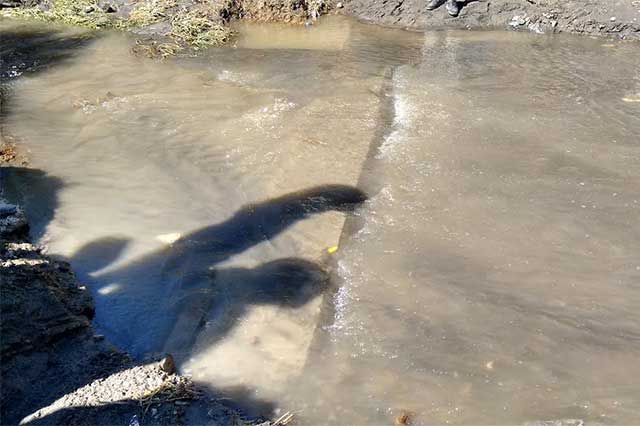 Temen campesinos de Huejotzingo contaminación de río por drenaje