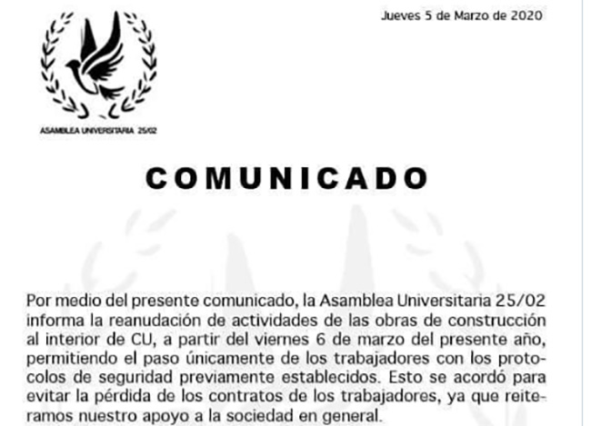 Reanudan actividades algunos administrativos de la BUAP