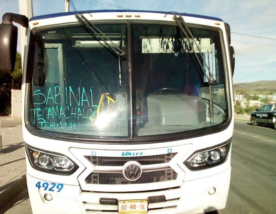Asaltan a pasajeros en Cañada Morelos