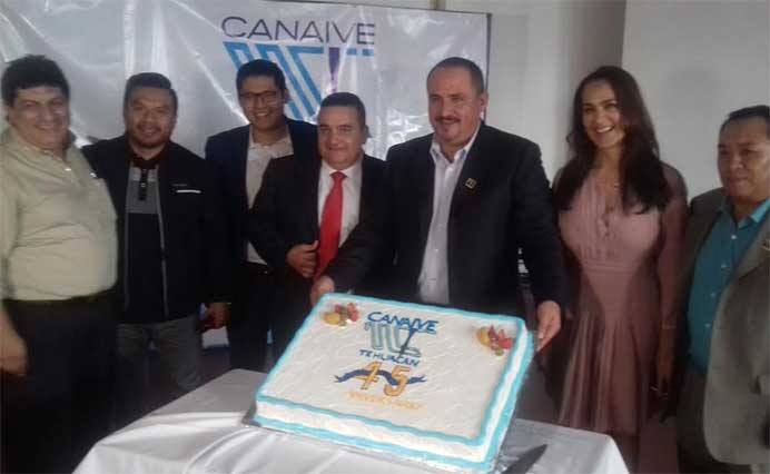 Durante su 45 aniversario, Canaive Tehuacán lamenta competencia desleal