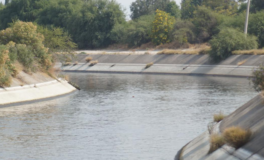 Flota cadáver en aguas negras del canal de Valsequillo en Yehualtepec