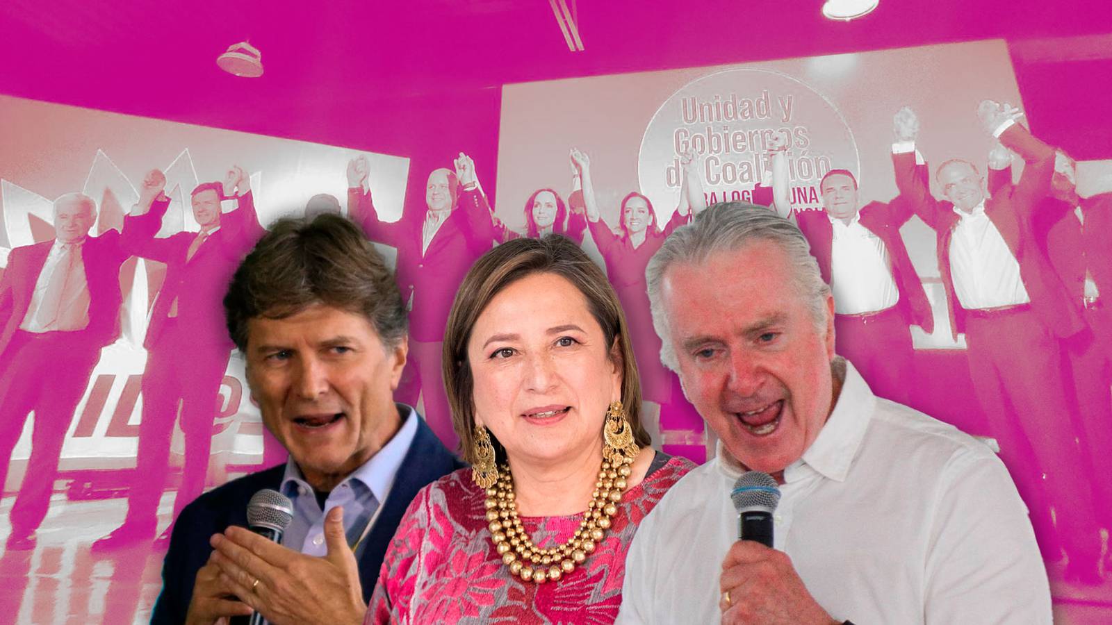 El candidato de la oposición