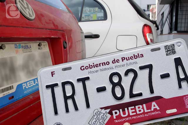 Esto te costará canjear las placas en Puebla a partir del 1 de julio